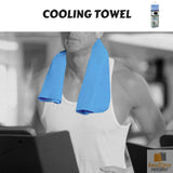NNEDSZ INSTANT COOLING TOWEL UPF 50+ Ice Cold Sport Sweat Absorbing Chemical Free 66x43