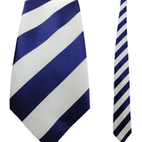 NNEDSZ AFL Footy Neck Tie Football Club Wedding Aussie Rules - Carlton Blues