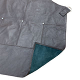 NNEDSZ BUFFALO LEATHER APRON Cooking Chef Hairdresser Waterproof Durable Quality - Brown