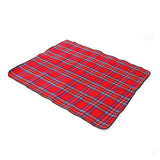 NNEDSZ Picnic Rug Mat Blanket Outdoor Camping Waterproof Throw Travel Fleece Plaid - Assorted