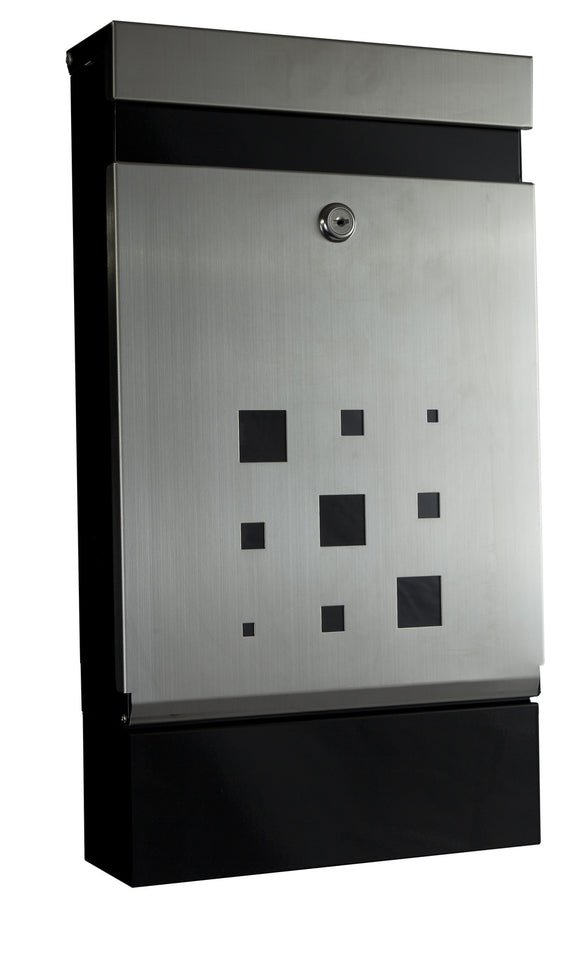 NNEDSZ Sandleford  Letter Box Caddy Stainless Steel Lockable Mailbox - Wall Mounted