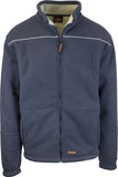 NNEDSZ Mens Full Zip Sherpa Jumper Lined Warm Winter Jacket Pullover  - L