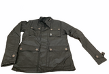 NNEDSZ Crosshatch Mens Vinyl Quilted Jacket Warm Winter Joseph Style - Black - Medium