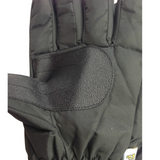 NNEDSZ Mens Thermal Ski Gloves Waterproof Warm Winter Snow Insulation Plain - Black - S/M