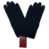NNEDSZ DENTS Ladies Womens Fleece Knit Gloves MYLF9071 - Black - One Size
