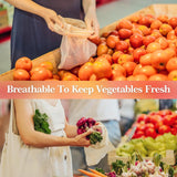 NNEDSZ Set of 10 ECOCLAND Reusable Mesh Produce Bags Fruit Grocery Storage Washable Eco Bag