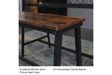 NNEDSZ Viviendo Dining Table, Bar Table with Wine Storage Rack - Industrial Style