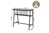 NNEDSZ Viviendo Dining Table, Bar Table with Wine Storage Rack - Industrial Style