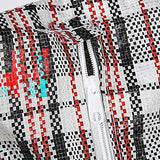 NNEDSZ 48x Large Stripe Bag Packing Storage Strip Zip Shopping Travel Check House Moving 90cm x 78cm x 25cm