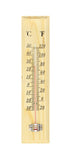 NNEDSZ 27cm WOODEN THERMOMETER Indoor Outdoor Glass Wall Hanging Room Sensor Jumbo