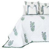 NNEDSZ Kolka Iris Quilt Bedspread Throw Rug Queen Size