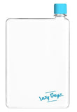 NNEDSZ Flat A5 Book Pad Kettle Water Bottle Memo Bottle Portable Paper Drinks Cup 380ml