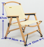 NNEDSZ 2 Chairs & 1 Table Set Bamboo Camping Folding Portable Outdoor Picnic Travel BBQ