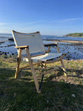 NNEDSZ 2 Chairs & 1 Table Set Bamboo Camping Folding Portable Outdoor Picnic Travel BBQ