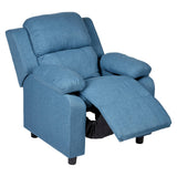 NNEDSZ Erika Blue Kids Recliner Sofa Chair Blue Lounge Couch Armchair Childrens