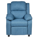 NNEDSZ Erika Blue Kids Recliner Sofa Chair Blue Lounge Couch Armchair Childrens