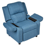 NNEDSZ Erika Blue Kids Recliner Sofa Chair Blue Lounge Couch Armchair Childrens