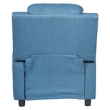 NNEDSZ Erika Blue Kids Recliner Sofa Chair Blue Lounge Couch Armchair Childrens