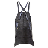 NNEDSZ 2x Pierre Cardin Professional Leather Apron Butcher Woodwork Barber Chef - Black