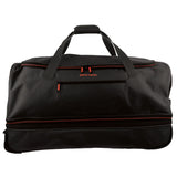 NNEDSZ Pierre Cardin Trolley Bag Large Soft Travel Luggage Wheeled Duffle 82cm - Black