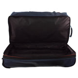 NNEDSZ Pierre Cardin Trolley Bag Large Soft Travel Luggage Wheeled Duffle 82 Cm - Navy