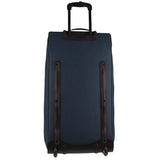 NNEDSZ Pierre Cardin Trolley Bag Large Soft Travel Luggage Wheeled Duffle 82 Cm - Navy