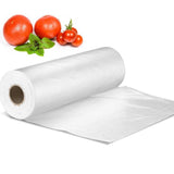 NNEDSZ 5 Produce Rolls Bags Heavy Duty Food Grade Freezer Supermarket Bag Gusset