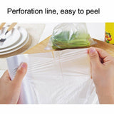 NNEDSZ 6 Produce Rolls Bags Heavy Duty Food Grade Freezer Supermarket Bag Gusset