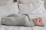 NNEDSZ Ponchik Babies + Kids - Ribbed Swaddle Jersey Wrap - Koala