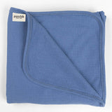 NNEDSZ Ponchik Babies + Kids - Ribbed Swaddle Jersey Wrap - Ribbon