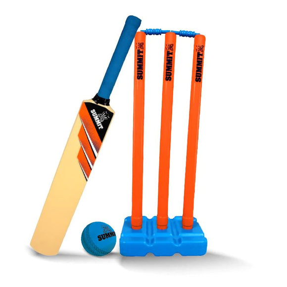 NNEDSZ Summit Plastic Cricket Bat Set Lightweight Durable Outdoor Beach Play - Senior