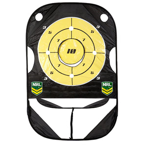 NNEDSZ NRL Pop Up Passing Target Rugby Official Fold Away Practice Training w Carry Bag