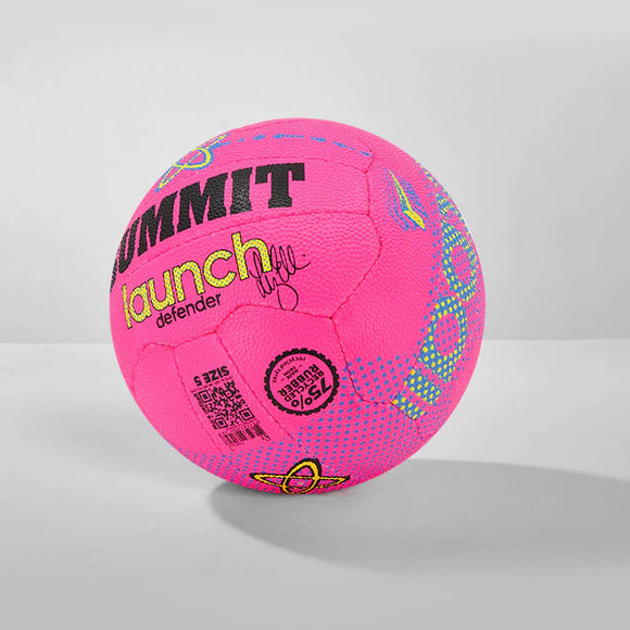 NNEDSZ Liz Ellis Launch Defender Netball Ball - Size 4 Net Ball
