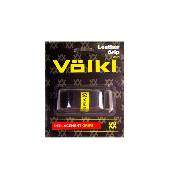 NNEDSZ Volkl Leather Tennis Grip Black - 1 Pack