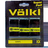 NNEDSZ Volkl Super Perf Over Grip Overgrip Tennis Squash Badminton - 3 Pack - Black