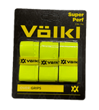 NNEDSZ Volkl Super Perf Over Grip Neon Yellow Overgrip Tennis Squash Badminton - 3 Pack