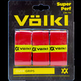 NNEDSZ Volkl Super Perf Over Grip Overgrip Tennis Squash Badminton - 3 Pack - Red