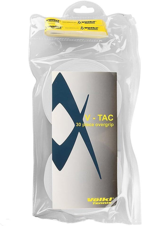 NNEDSZ -Tac Overgrips Bulk Tennis Badminton Squash Over Grip - White (30 Pack)