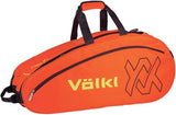 NNEDSZ Volkl Team Tennis Racquet Bag for 6 Rackets - Lava/Neon Yellow Combi V79102