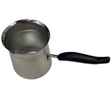 NNEDSZ 1.2L TURKISH COFFEE POT Milk Warmer Jug w Handle STAINLESS STEEL