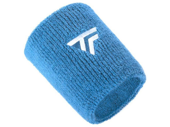 NNEDSZ Tecnifibre Tennis XL Wristband Wrist Bands Sweatband Sport Squash Cotton - Azur