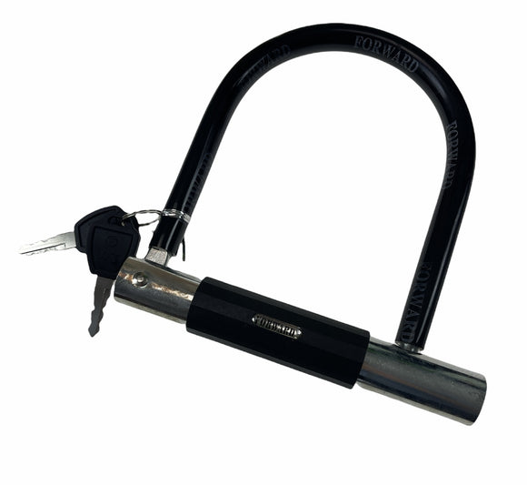NNEDSZ Bicycle Hardware U Lock Heavy Duty Keyed Bike Long Shackle Scooter Strong