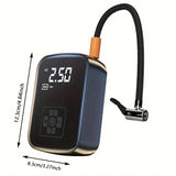 NNEDSZ Rechargeable Car Tire Bike Air Pump Tire Inflator Portable Compressor Digital Cordles