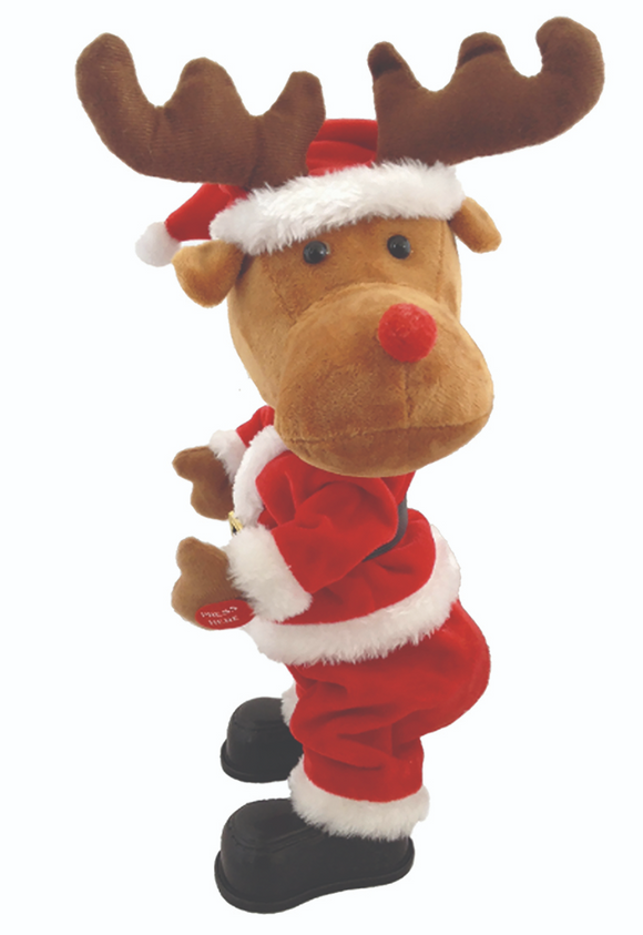 NNEDSZ 40cm Xmas Christmas Charm Twerking Salsa Reindeer Decoration Festive Inflatable
