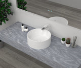 NNEDSZ Round Cast stone - Solid Surface Basin 450mm