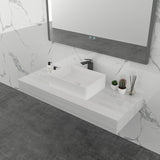 NNEDSZ Rectangle Cast stone - Solid Surface Basin 500mm