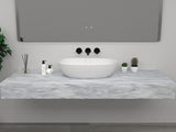 NNEDSZ Low Sided Oval Shaped Basin Cast stone - Solid Surface Basin 600mm