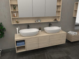 NNEDSZ Low Sided Oval Shaped Basin Cast stone - Solid Surface Basin 600mm