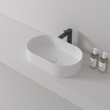 NNEDSZ Thin edge oval Basin Cast stone - Solid Surface Basin 600mm