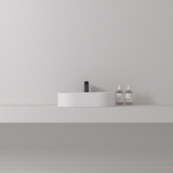 NNEDSZ Thin edge oval Basin Cast stone - Solid Surface Basin 600mm
